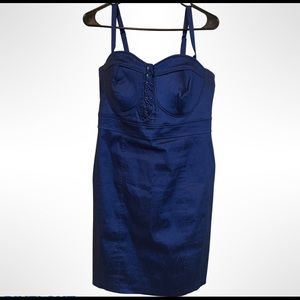 Torrid 16 blue taffeta cocktail dress.